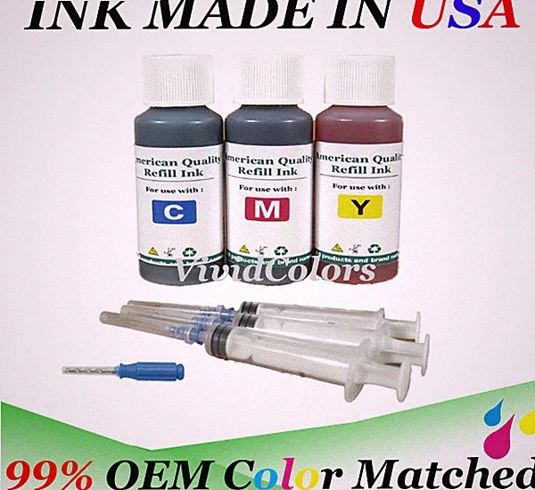 3x30ml refill ink Canon cartridge CL-261 CL-261XL Pixma TS5320 TS6420 TR7020