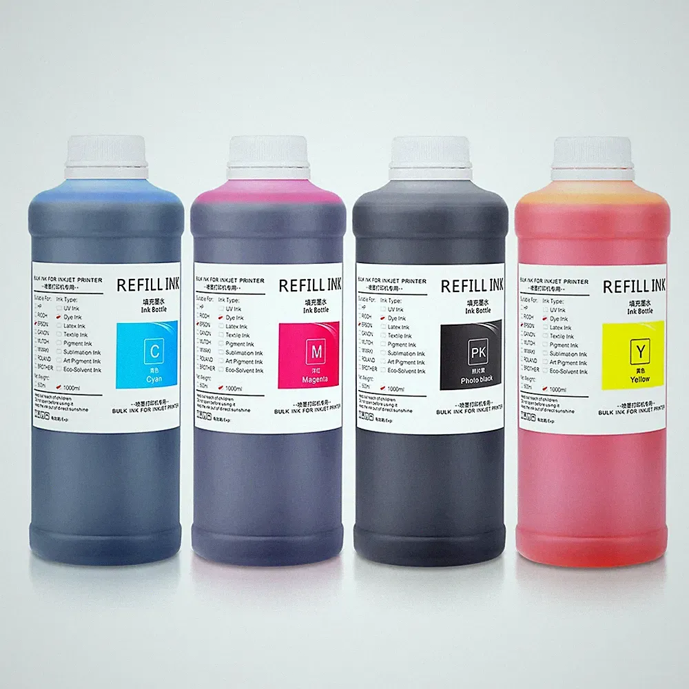 4color/set Dye Based Refill Ink for HP Designjet 500 800 510 Printer 500ml