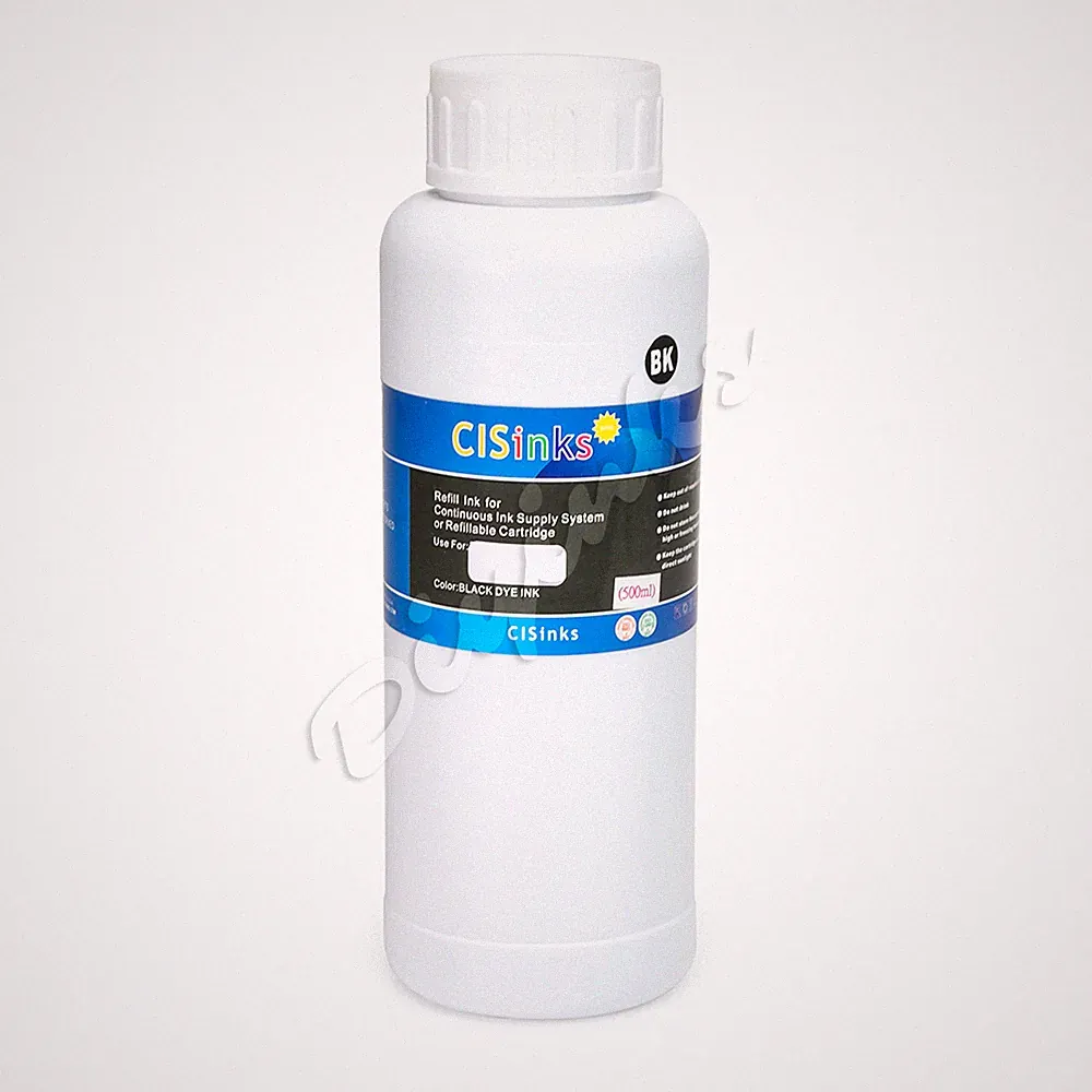 500ML Large Black INK Refill Bottle alternative for Workforce 630 633 3540