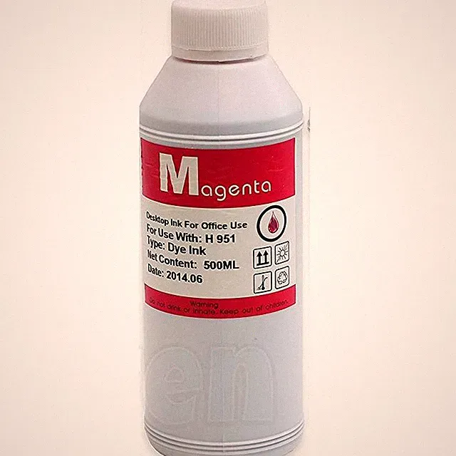 500ml Magenta Refill Ink Bottle for HP Brother Epson Canon CISS CIS