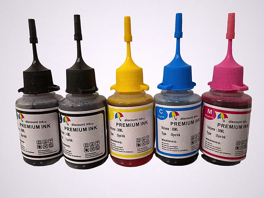 5x30ml Refill Ink Bottle for Canon PGI-250 CLI-251 XL PIXMA TR8520 TR7520 TS6120