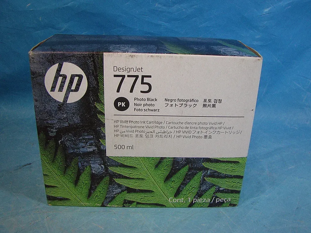 HP 775 500ml Photo Black DesignJet Ink Cartridge - 1XB21A - NEW - JUN 2026