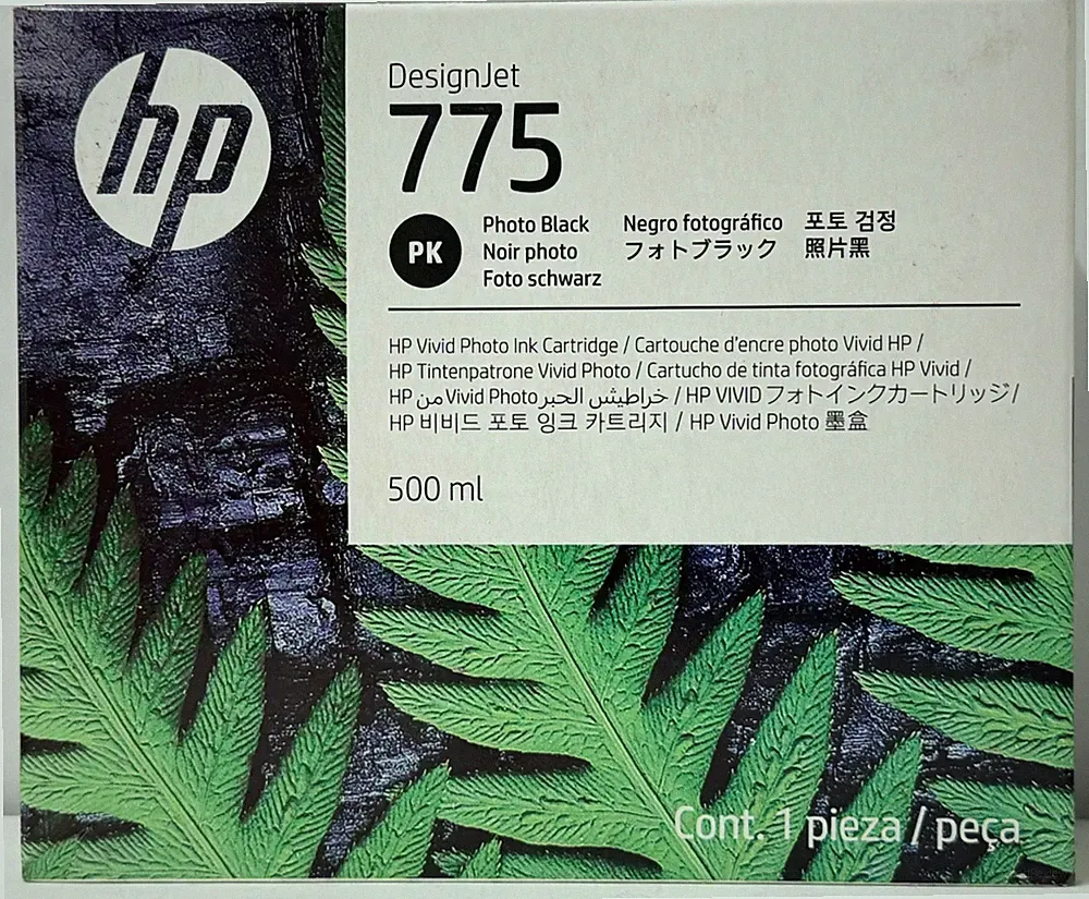 New Genuine HP 775 Photo Black Ink Cartridge Box Designjet Z6 PRO 500ml